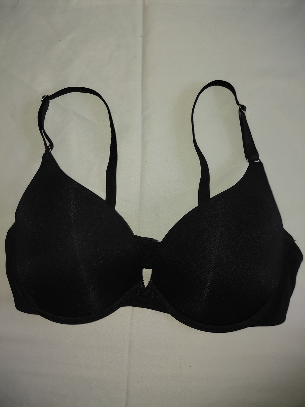 Vanity Fair Black Padded Push-Up Bra 36C